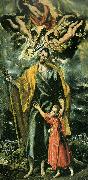 El Greco st.joseph and the child painting